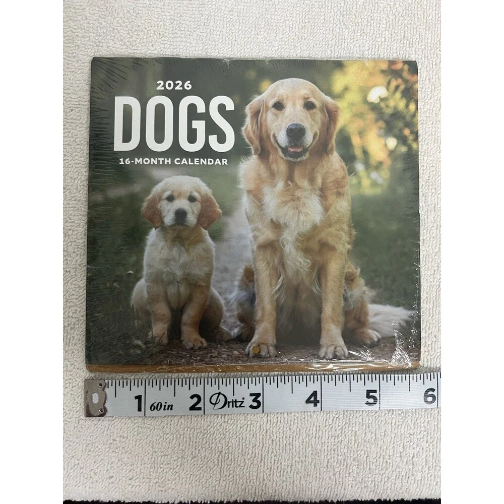 2026 Dogs Mini Wall Calendar 5.5